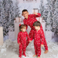 Christmas Deerest Dreams Matching Family Zip Sleepsuit in Adrenaline Rush