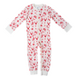 Christmas Deerest Dreams Zippie Sleepsuit in Sea Salt