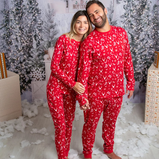 Womens Christmas Deerest Dreams Matching Family PJs in Adrenaline Rush for Mum