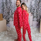 Mens Christmas Deerest Dreams Matching Family PJs in Adrenaline Rush for Dad