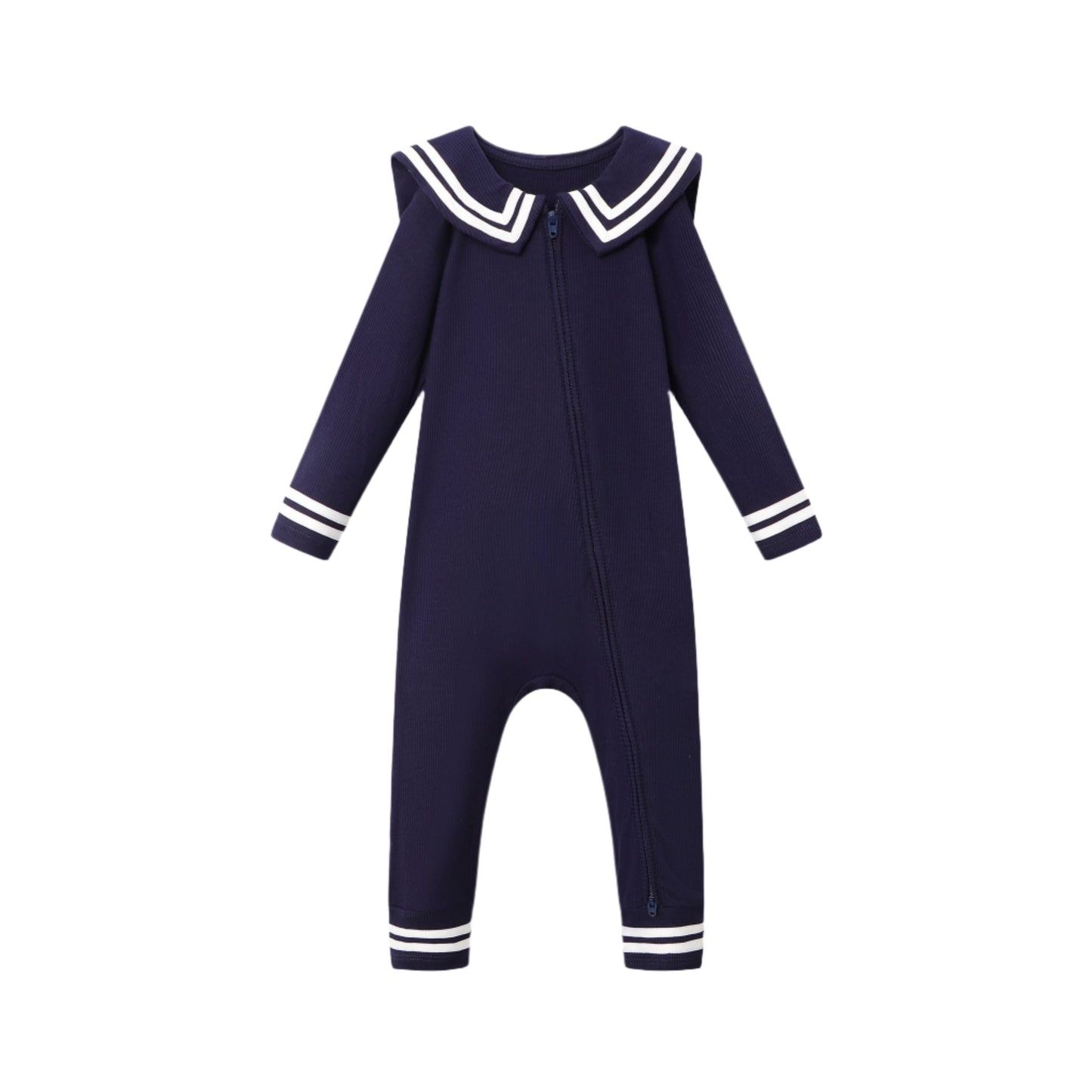 Navy All On Board Playsuit