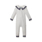 All On Board Playsuit - White (Footless) - Atlas & Maya