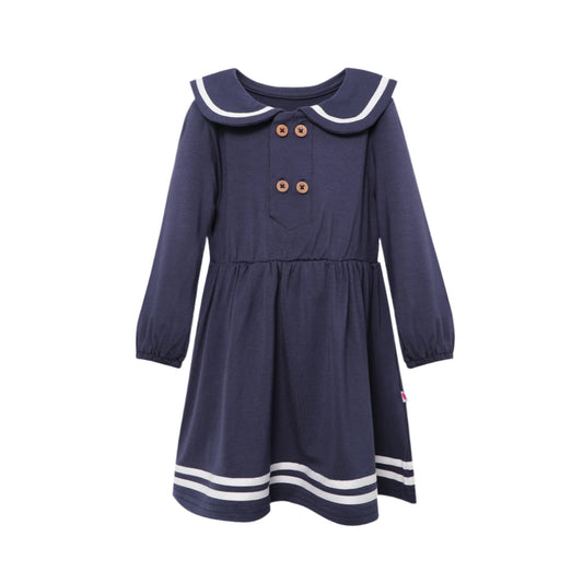 First Mate Dress - Navy Blue - Atlas & Maya