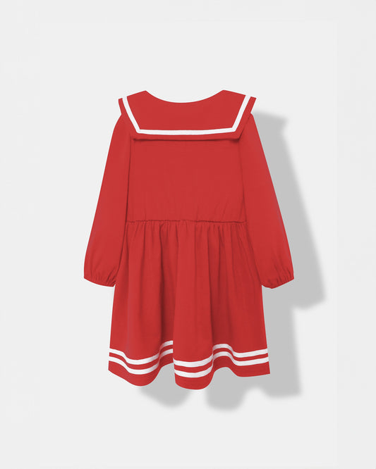 First Mate Dress - Red - Atlas & Maya