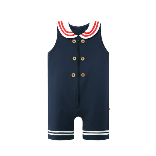 Navy Little Skipper Jumpsuit