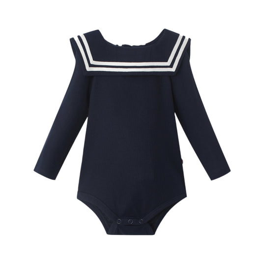 Nautical Magnetic Bodysuit - Navy Blue - Atlas & Maya