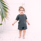 Beaux Desert Cotton Muslin Tshirt and Shorts Set for Babies, kids and teens