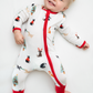 Santa Paws Christmas Zippered Sleepsuit