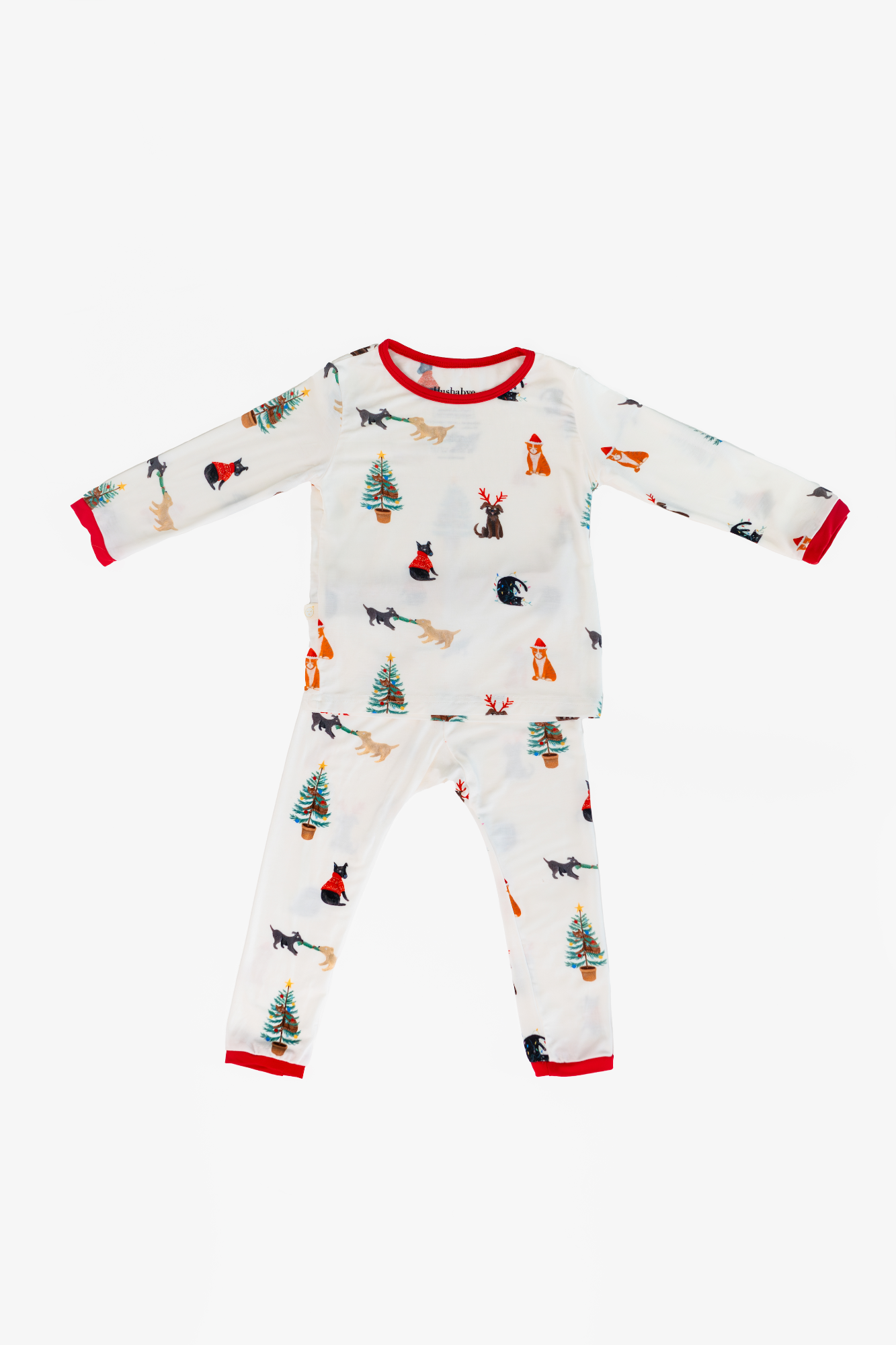 Santa Paws 2-piece Christmas Pajamas